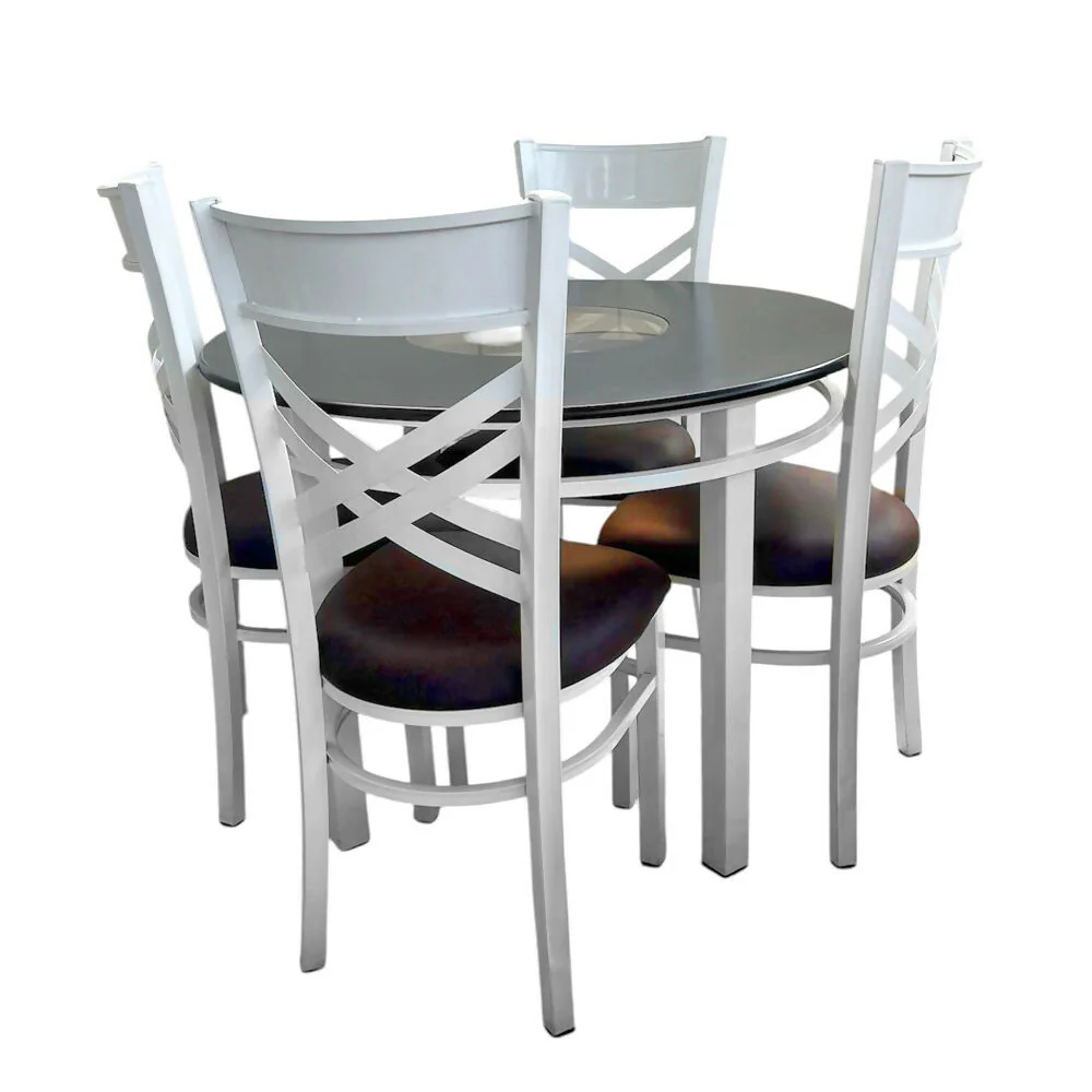 COMEDOR ROMA REDONDO 4 PERSONAS