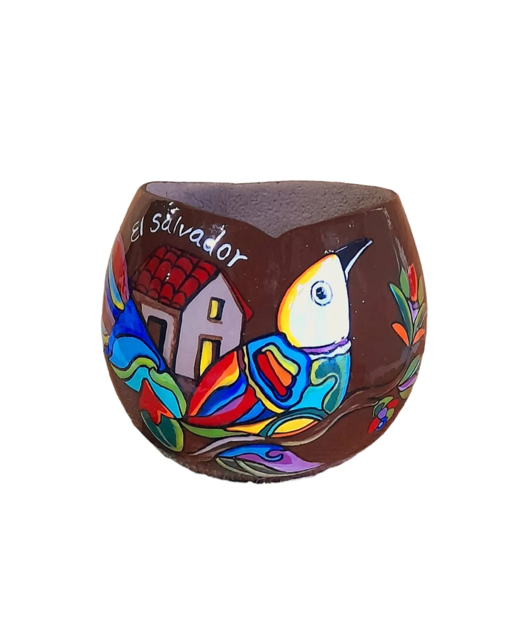 Cumba de morro pintado a mano - Imagen 2